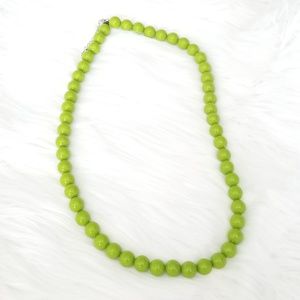 3/$10 Large Green Bead Necklace